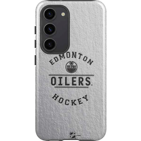 NHL Edmonton Oilers Black Text Galaxy S23 Pro Case
