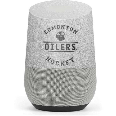 NHL Edmonton Oilers Black Text Google Home Skin