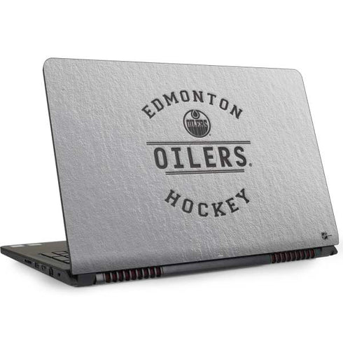 NHL Edmonton Oilers Black Text Dell Inspiron Skin