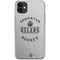 NHL Edmonton Oilers Black Text iPhone 11 Clear Case