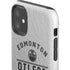 NHL Edmonton Oilers Black Text iPhone 11 Impact Case
