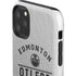 NHL Edmonton Oilers Black Text iPhone 11 Pro Max Impact Case