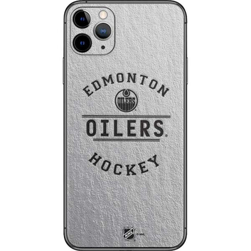 NHL Edmonton Oilers Black Text iPhone 11 Pro Max Skin