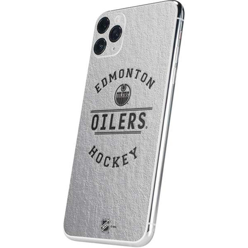 NHL Edmonton Oilers Black Text iPhone 11 Pro Max Skin