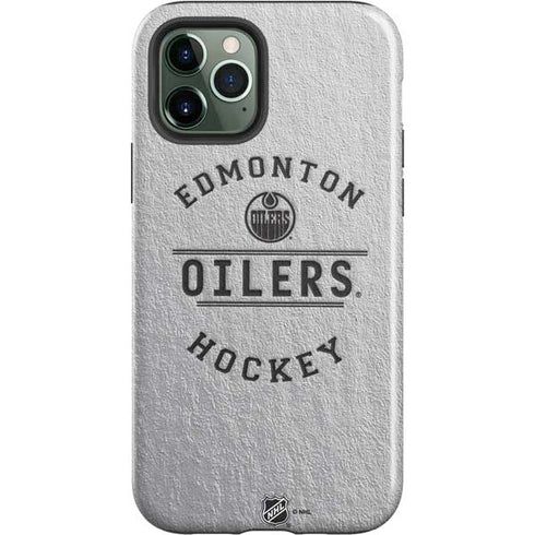 NHL Edmonton Oilers Black Text iPhone 12 Pro Impact Case