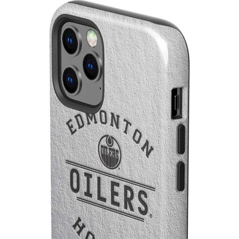 NHL Edmonton Oilers Black Text iPhone 12 Pro Max Impact Case