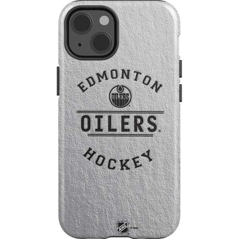 NHL Edmonton Oilers Black Text iPhone 13 Impact Case