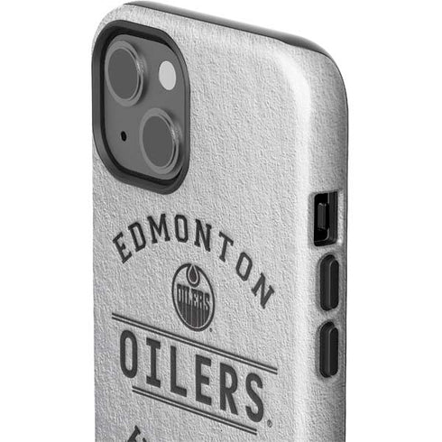 NHL Edmonton Oilers Black Text iPhone 13 Impact Case