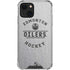NHL Edmonton Oilers Black Text iPhone 13 Mini Clear Case