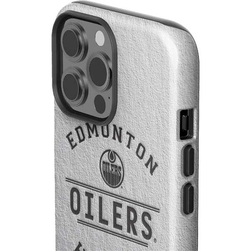 NHL Edmonton Oilers Black Text iPhone 13 Pro Max Impact Case