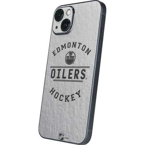 NHL Edmonton Oilers Black Text iPhone 13 Skin