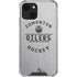 NHL Edmonton Oilers Black Text iPhone 14 Clear Case