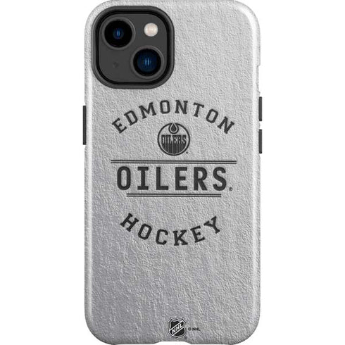 NHL Edmonton Oilers Black Text iPhone 14 Plus Impact Case
