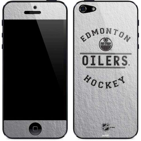 NHL Edmonton Oilers Black Text iPhone 5/5s/5SE Skin
