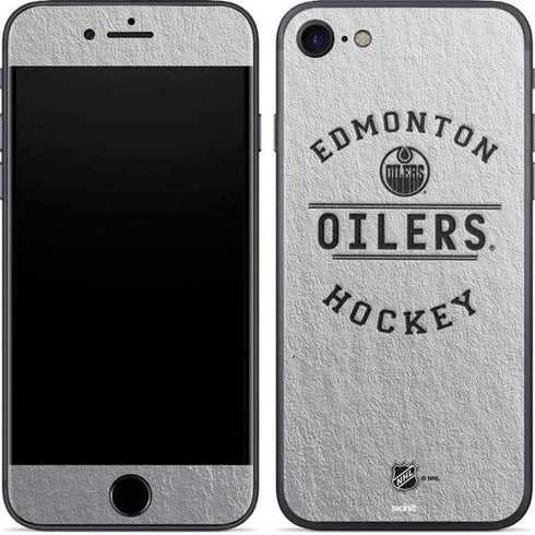 NHL Edmonton Oilers Black Text iPhone 7 Skin