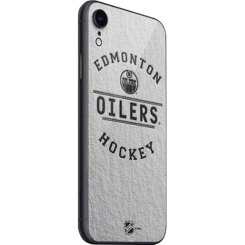 NHL Edmonton Oilers Black Text iPhone SE (2nd & 3rd Gen) Skin