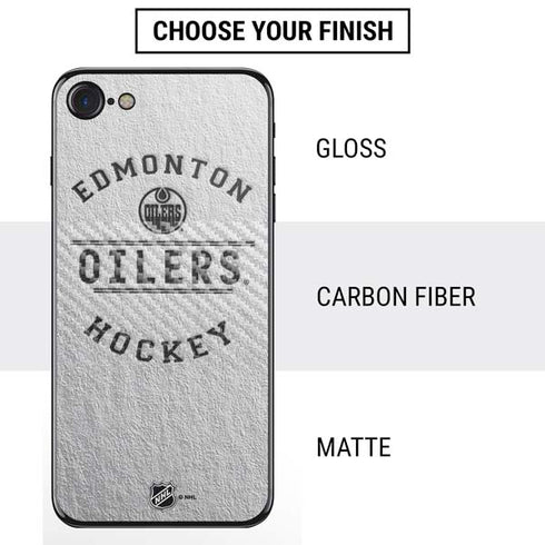NHL Edmonton Oilers Black Text iPhone SE (2nd & 3rd Gen) Skin