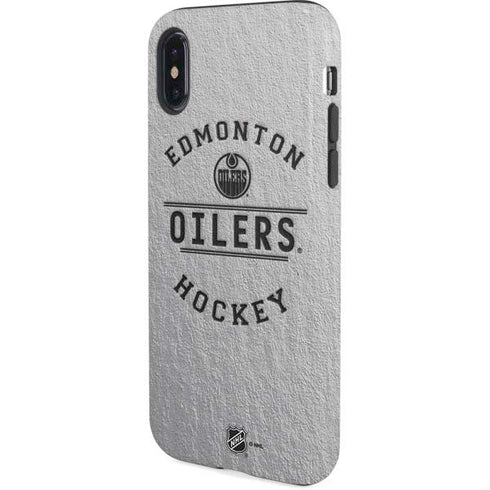 NHL Edmonton Oilers Black Text iPhone X Pro Case