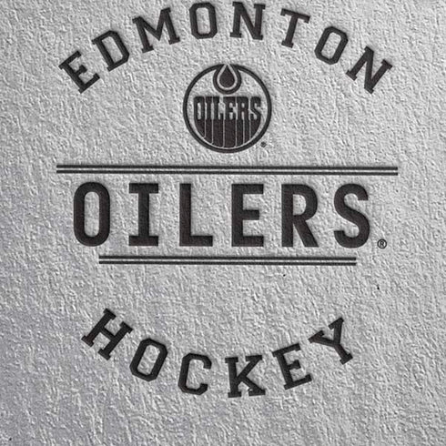 NHL Edmonton Oilers Black Text iPhone XS Skin
