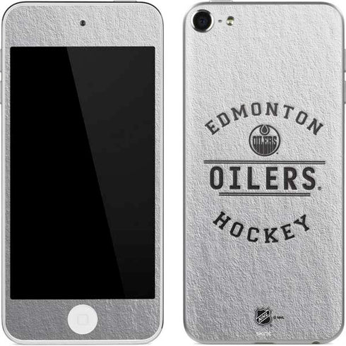 NHL Edmonton Oilers Black Text Apple iPod Skin