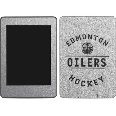 NHL Edmonton Oilers Black Text Amazon Kindle Skin
