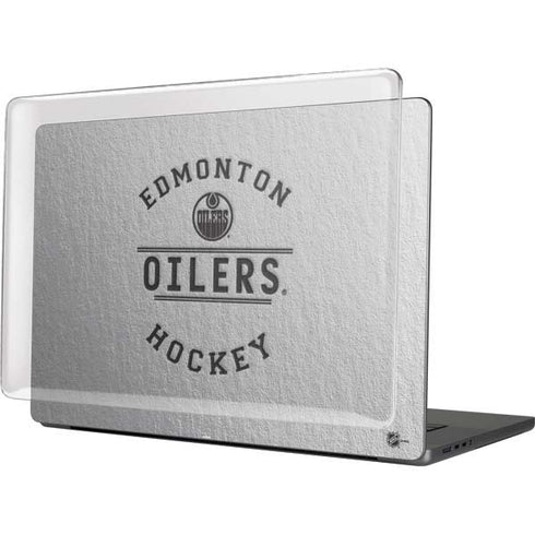 NHL Edmonton Oilers Black Text MacBook Pro 16in (2021-25) Case plus Skin
