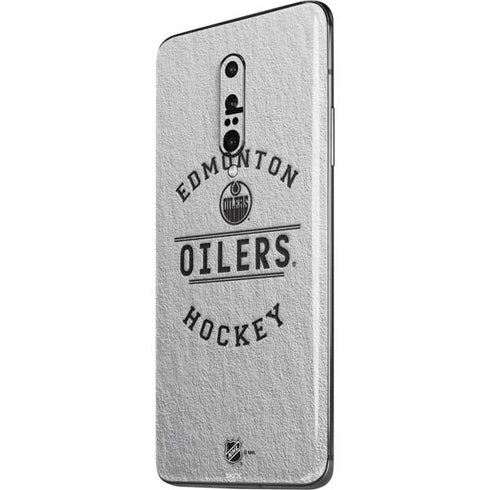 NHL Edmonton Oilers Black Text OnePlus 7 Pro Skin