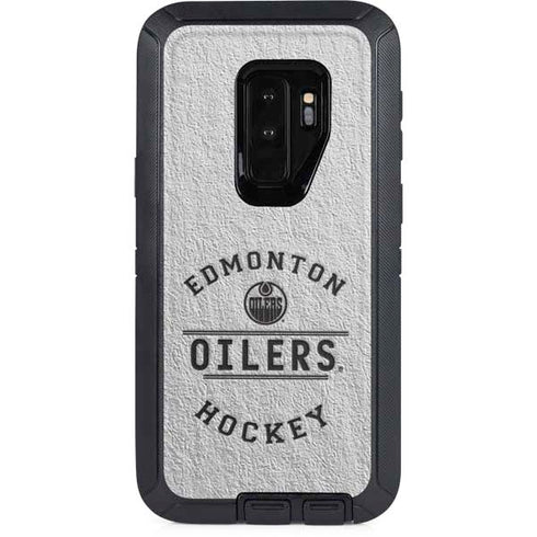 NHL Edmonton Oilers Black Text Otterbox Defender Galaxy Skin