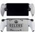 NHL Edmonton Oilers Black Text PlayStation Portal Remote Player Skin