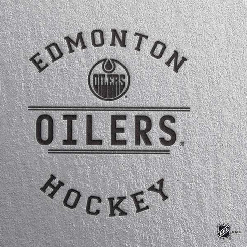 NHL Edmonton Oilers Black Text PS4 Console Skin