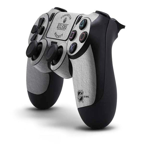 NHL Edmonton Oilers Black Text PS4 Controller Skin
