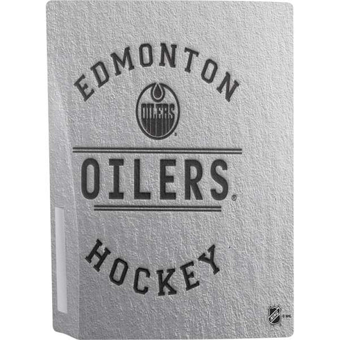 NHL Edmonton Oilers Black Text PS5 Bundle Skin