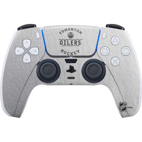 NHL Edmonton Oilers Black Text PS5 Controller Skin