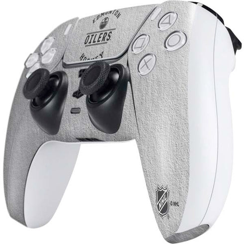 NHL Edmonton Oilers Black Text PS5 Controller Skin