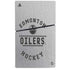 NHL Edmonton Oilers Black Text PS5 Slim Disk Bundle Skin