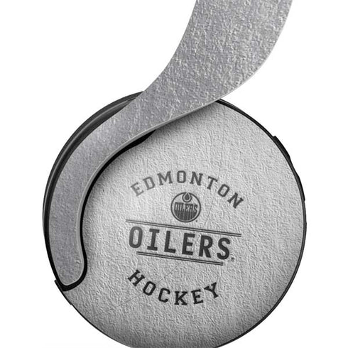 NHL Edmonton Oilers Black Text PULSE 3D Wireless Headset for PS5 Skin