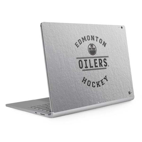 NHL Edmonton Oilers Black Text Surface Book 2 15in Skin