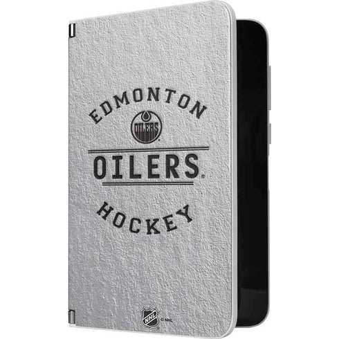 NHL Edmonton Oilers Black Text Surface Duo Skin