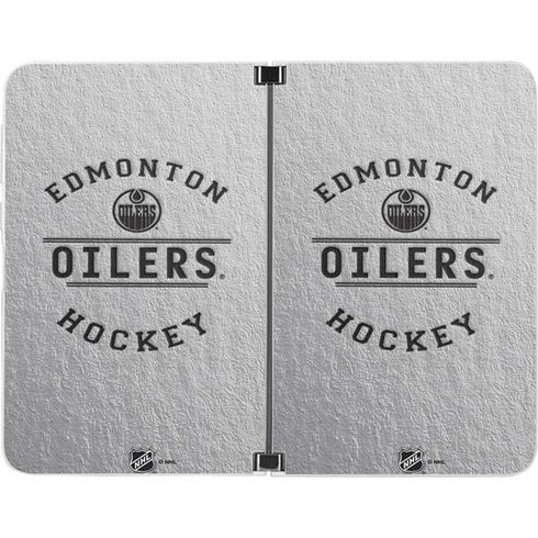 NHL Edmonton Oilers Black Text Surface Duo Skin