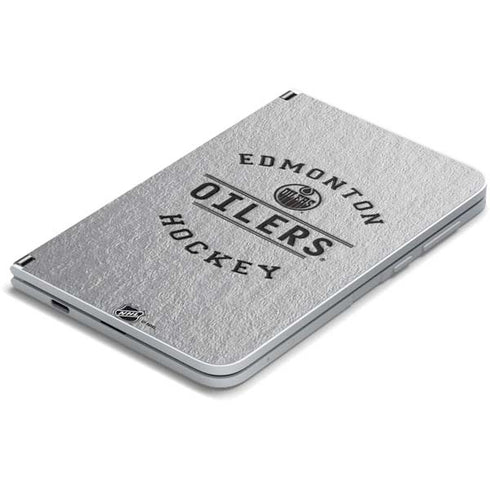 NHL Edmonton Oilers Black Text Surface Duo Skin