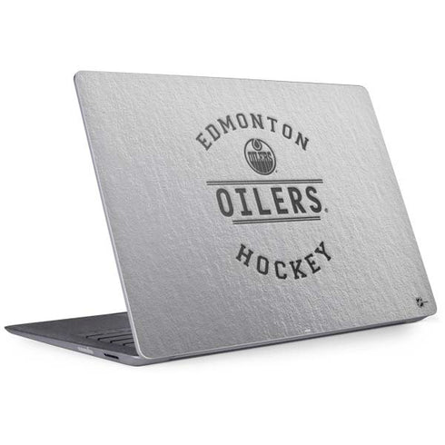 NHL Edmonton Oilers Black Text Surface Laptop 2 Skin