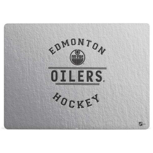 NHL Edmonton Oilers Black Text Surface Laptop 3 13.5in Skin