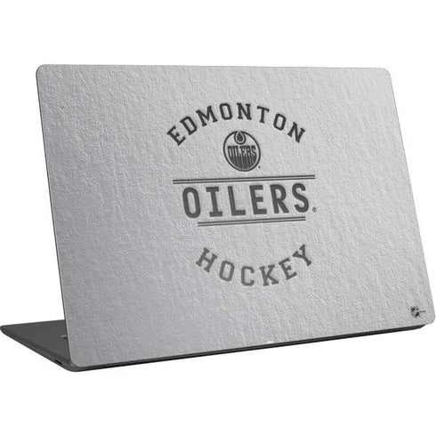 NHL Edmonton Oilers Black Text Surface Laptop 4 15in Skin