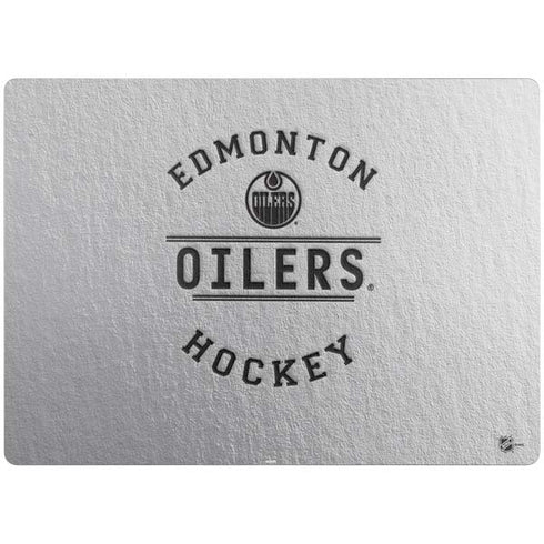 NHL Edmonton Oilers Black Text Surface Laptop 4 15in Skin