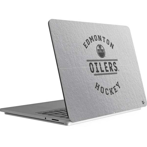 NHL Edmonton Oilers Black Text Surface Laptop Studio Skin