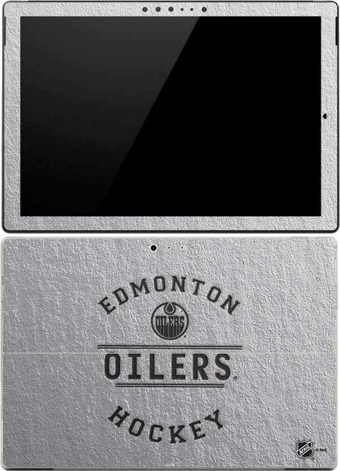 NHL Edmonton Oilers Black Text Surface Pro 4 Skin