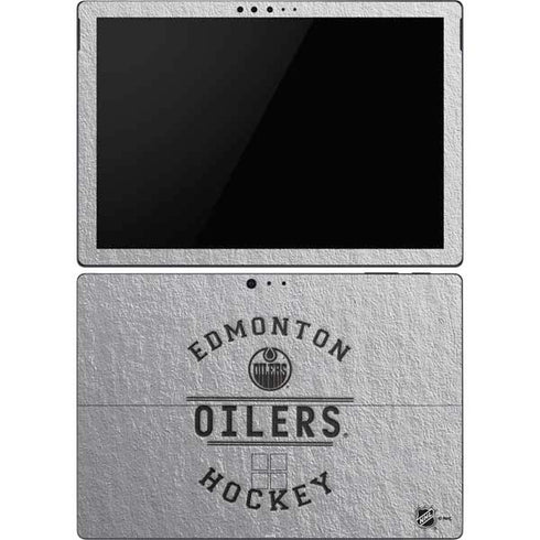 NHL Edmonton Oilers Black Text Surface Pro 6 Skin