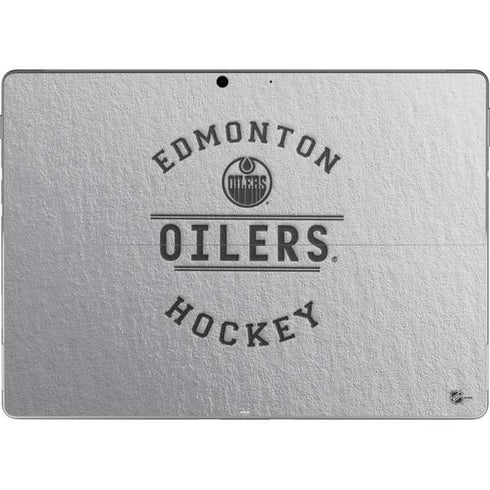 NHL Edmonton Oilers Black Text Surface Pro 8 Skin