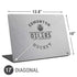 NHL Edmonton Oilers Black Text Universal Laptop 17in (13.8 x 10in) Skin