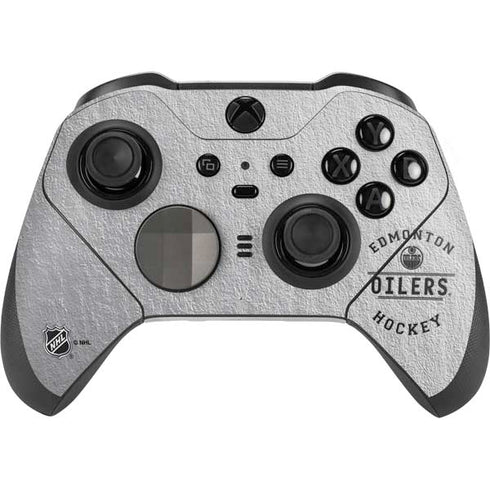 NHL Edmonton Oilers Black Text Xbox Elite Wireless Controller Series 2 Skin